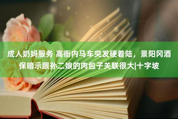 成人奶妈服务 高衙内马车突发硬着陆，景阳冈酒保暗示跟孙二娘的肉包子关联很大|十字坡